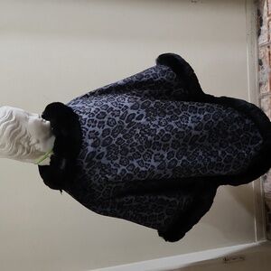 Beautiful Velour and Velveteen Poncho